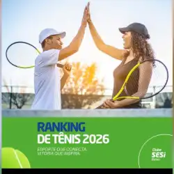 Ranking de Tênis 2026 Clube SESI BETIM 🎾