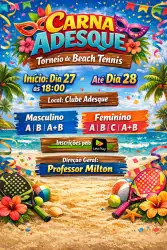 1 torneio Carna Adesque  - DUPLA FEMININA B