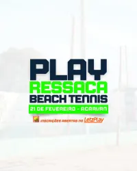 PLAY RESSACA BEACH TENNIS - ACARI/RN - Dupla Masculina - INTERMEDIÁRIO