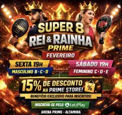 Rei e Rainha Prime Fevereiro/2026 - Masculina - D