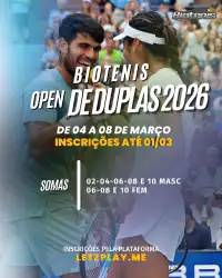 BIOTENIS OPEN DE DUPLAS 2026 - SOMA 06 MASCULINO