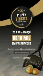 1º Open Vincita de Beach Tennis  - Duplas Masculino Pro/A
