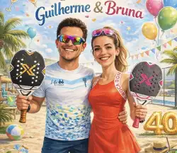 40 anos | Guilherme e Bruna - DUPLA MASCULINA