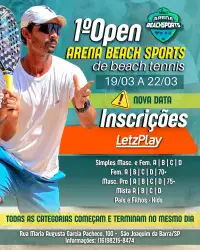 1º Open Arena Beach Sports de Beach Tennis  - Masculino B