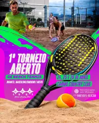 1º OPEN DE BEACH TENNIS DO CARMO COUNTRY CLUBE - MASCULINA ÚNICA Exceto dupla B