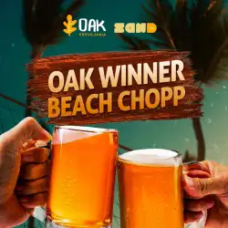 OAK WINNER BEACH CHOPP - MASCULINA PRATA 