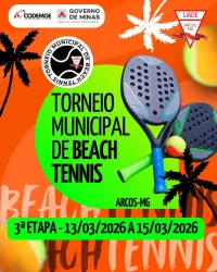 TORNEIO DE BEACH TENNIS- ARCOS/MG - 3ª ETAPA  - CATEGORIA MASCULINA C