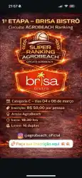 1° BRISA BISTRO - CIRCUITO AGROBEACH  - CATEGORIA MASCULINO D