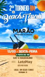 🏖️ 2º CAMPEONATO RM DE BEACH TENNIS MARÃO CORRETORA DE SEGUROS – CATEGORIA C (MASCULINA) - DUPLA MASCULINA C
