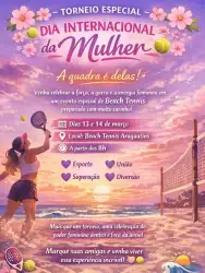 Torneio Especial Dia Internacional da Mulher  - Duplas Feminino C + D