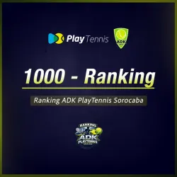 Ranking 1000 ADK Playtennis Sorocaba 2026