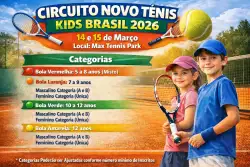 Circuito Novo Tênis Kids Brasil - Bola Verde 9 a 12 anos masculino A