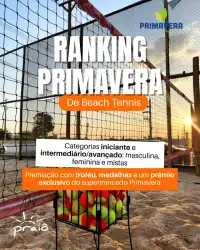 Ranking Sup. Primavera - 1ª Etapa de Março - Categoria feminina Intermediário