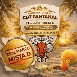 PRIMEIRO TORNEIO CBT PANTANAL - DUPLA MASCULINA C
