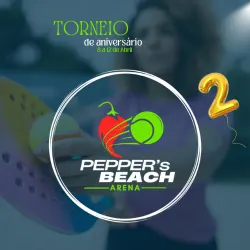 Torneio de Aniversário | 2 Anos Pepper's Beach Arena - Mista 80+