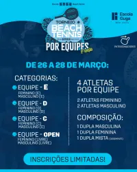 2ª Edição Beach Tennis por Equipes - Escola Guga - Por Equipes - D