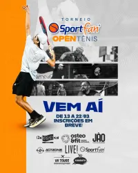 Sportfan Open de Tênis - SIMPLES MASCULINA B