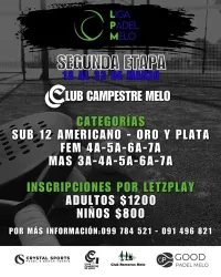 Liga Padel Melo 2026 - Fecha 2 - 4ª LIbre