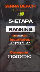 5° Etapa Ranking Feminino 2026