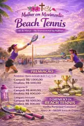 MULHER EM MOVIMENTO - DIA INTERNACIONAL DA MULHER - FEMININO OPEN MIX (B+D / C+C / C+D / D+D)