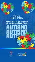 TORNEIO ESPAÇO EVOLUIR DE CONSCIENTIZAÇÃO DO AUTISMO - Duplas MISTA C