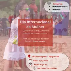 Elas na Areia - Duplas FEMININA D Feminina Iniciante