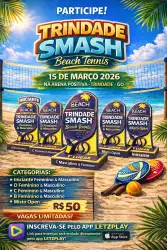 Trindade Smash Beach tennis  - DUPLA FEMININA D