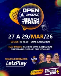 Open Autoclã De Beach Tennis - Feminino C
