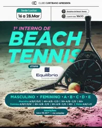 1° Etapa Circuito Interno de Beach Tennis 2026 - Feminina  E