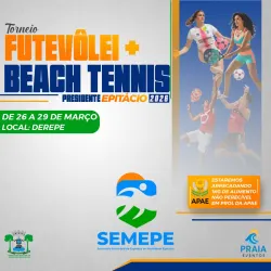 Torneio Aniversario Presidente Epitácio 2026 - Categoria D + C  MASCULINO