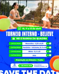 TORNEIO INTERNO - Rei e Rainha da Quadra