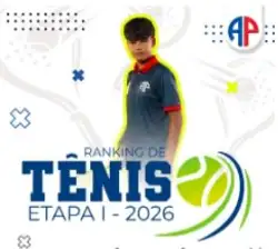 1ª ETAPA  DO  RANKING  DE  TÊNIS  2026