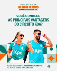 III ETAPA CIRCUITO KOA DE BEACH TENNIS- 300 PONTOS - Dupla Feminino D
