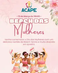 2° RACHÃO BEACH DIA DAS MULHERES - 2° RACHÃO BEACH DIA DAS MULHERES