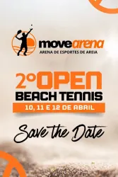  2º OPEN MOVEARENA BEACH TENNIS  - DUPLA MISTA B- 2° OPEN MOVEARENA