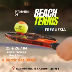1 Torneio de Beach Tennis Freguesia  - DUPLA MASCULINA C