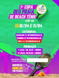 1ª COPA DEU PRAIA DE BEACH TENNIS - MASCULINA D