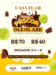INTER INTERNO DE PÁSCOA  - Dupla Masculina - INTERMEDIÁRIO