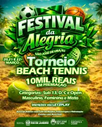Festival da Alegria ( Beach Tennis) - DUPLA MISTA D