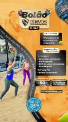  1° BOLÃO PÉ NA AREIA X BRAVOS - FEMININO C + D