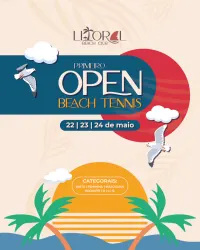 1º Open Beach Tennis Litoral 🏝️🤩🎾 - DUPLA FEMININA B