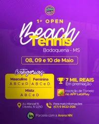 1º OPEN BEACH TENNIS - ARENA BODOQUENA - DUPLA MASCULINA D