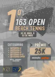 1º 163 OPEN DE BEACH TENNIS - MASCULINA OPEN