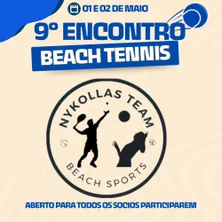 9° Encontro de Beach Tennis Nykollas Team - Masculino Livre
