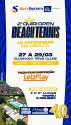 2° Quiri Open de Beach Tennis (Softsystem) - 50 + MASCULINA