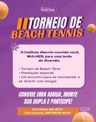 II Torneio de Beach Tênis Instituto Alecrim