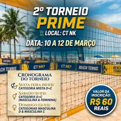 2° TORNEIO PRIME