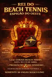 Rei do Beach Tennis Espigao do Oeste 