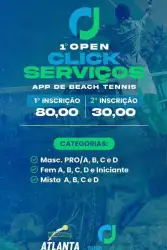 1° Open Click Serviços de Beach Tennis - DUPLA MASCULINA B