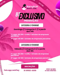 BT EXCLUSIVO BANGKOK FEM. - DUPLA FEMININA D